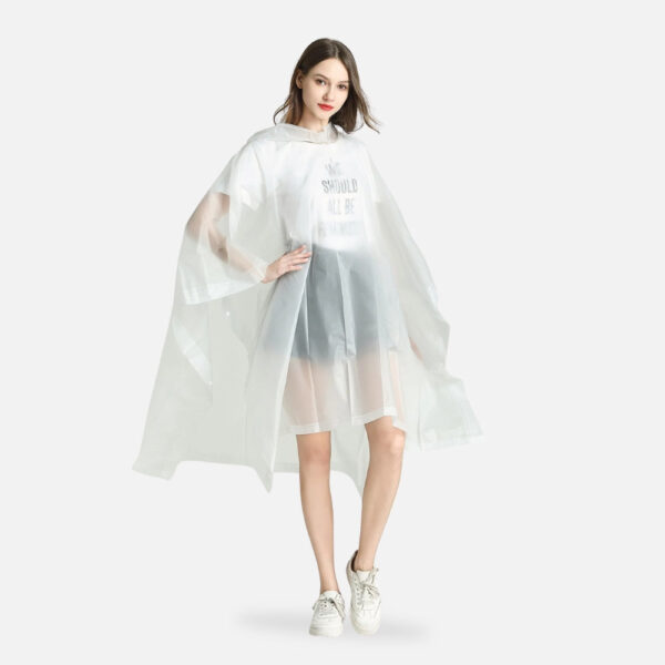 Poncho Blanc Imperméable