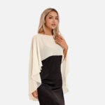 élégance poncho léger femme