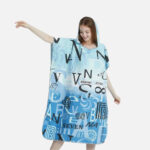 poncho élégant pour la plage