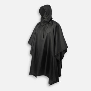 poncho militaire noir