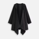 vêtement de mode poncho noir