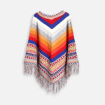 Poncho artisanal péruvien