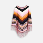 Tissu traditionnel du poncho
