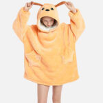 Poncho Plaid Chien chaleureux
