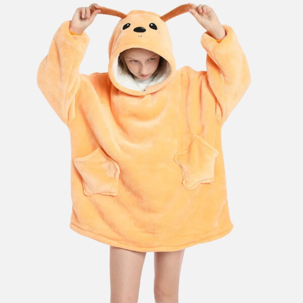 Poncho Plaid Chien chaleureux