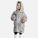 cape poncho avec motif lunaire