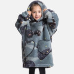 poncho enfant design félin
