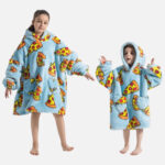 poncho plaid pizza bleu