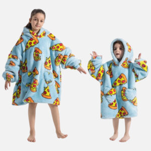 poncho plaid pizza bleu