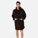 Chaleur poncho polaire
