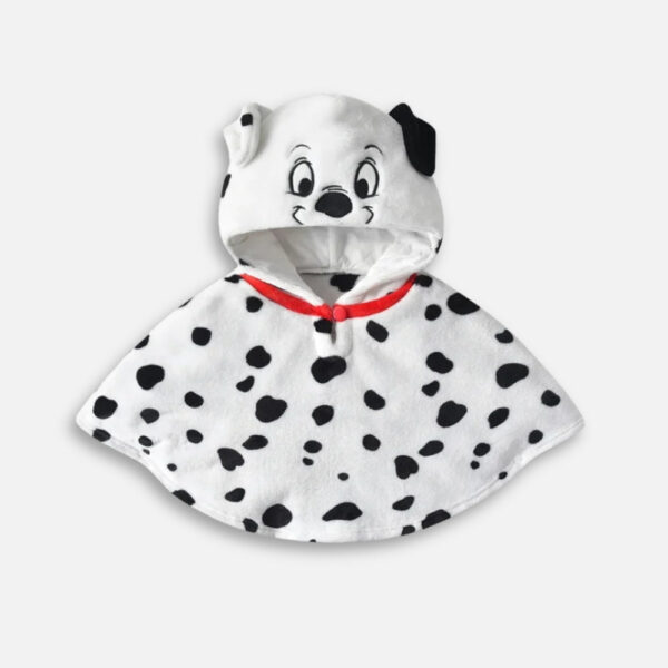 cape poncho polaire bébé dalmatien