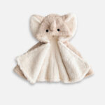 poncho bébé gris clair