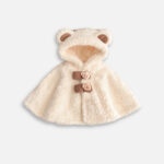 poncho polaire bébé