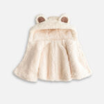 poncho bébé motif ourson