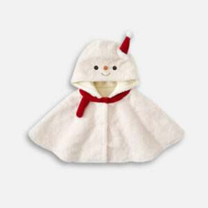 Poncho Polaire Bonhomme de Neige pour bébé