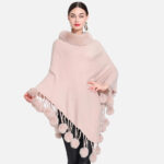 poncho couleur femme