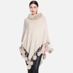 poncho hiver femme