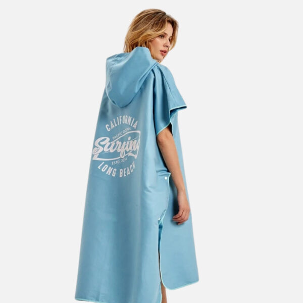 Cape Poncho Surf Bleu
