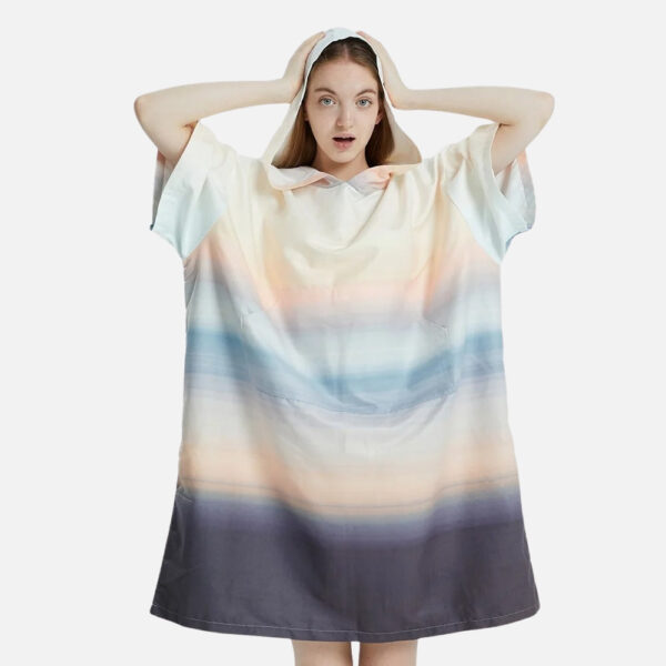 poncho de plage