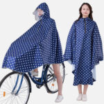 stylé poncho à pois