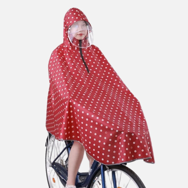 poncho vélo élégant