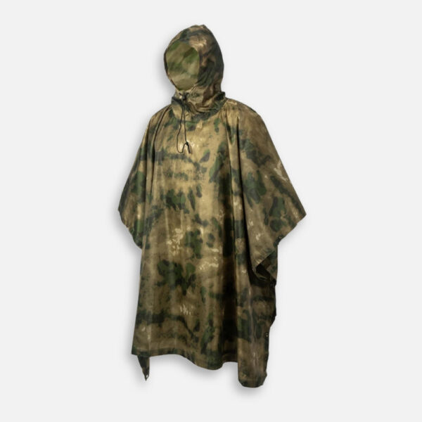 poncho camouflage kaki