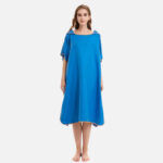 poncho plage microfibre