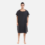 peignoir poncho microfibre