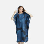 poncho en microfibre pour femme