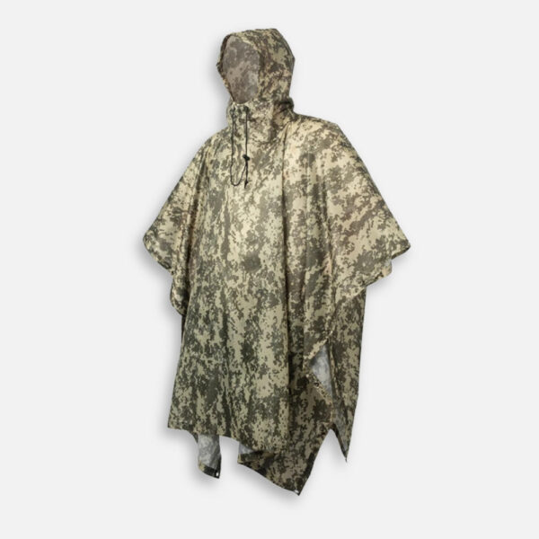 Poncho militaire camouflage forêt