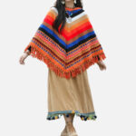 Élégant Poncho Péruvien