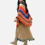 Mode poncho péruvien