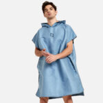 poncho surf motif viking