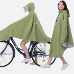 capes pluie cycliste kaki