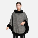 Poncho à Carreaux mode