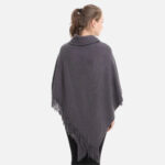 poncho chic à franges