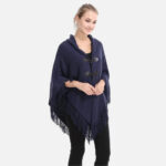 poncho femme élégant