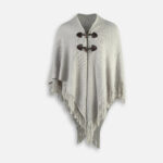 élégant poncho à franges