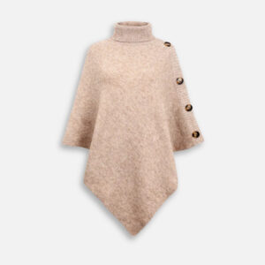 pull poncho beige