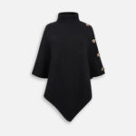 pull poncho noir