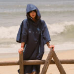poncho surf en microfibre