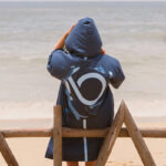 poncho absorbant pour la plage