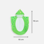 poncho dinosaure vert