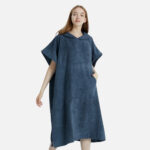 poncho microfibre femme