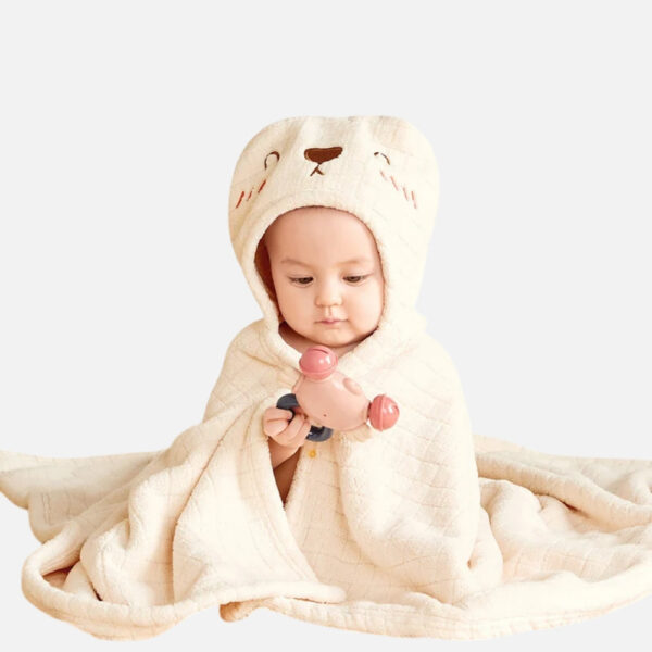 Serviette Poncho Lapin