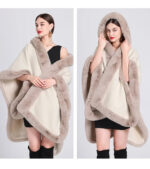 cape femme fausse fourrure