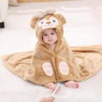 cape de bain bébé fille