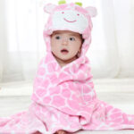 Cape de bain rose originale