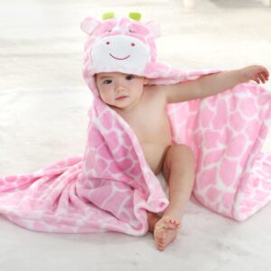 Cape de Bain Bébé design vache