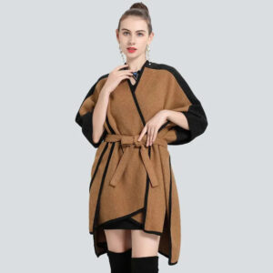 cape femme ceinture